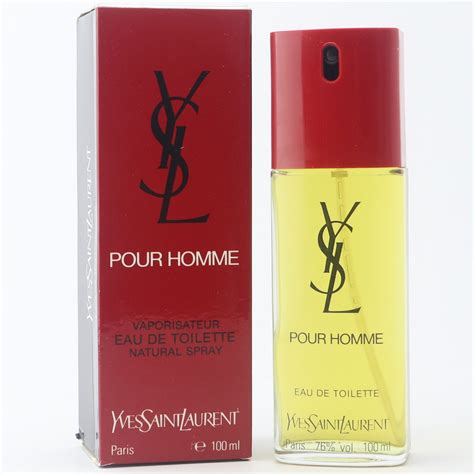 yves saint laurent ysl homme eau de toilette spray 100ml|yves saint laurent perfume usa.